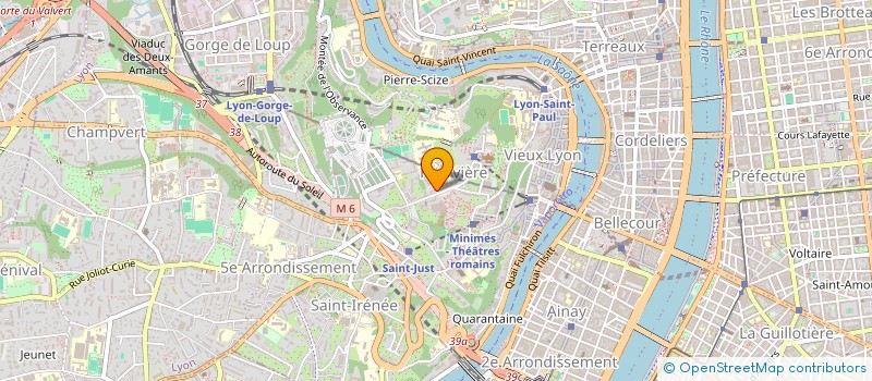 localisation de l'entreprise SCI OK GRANDES TERRES  LYON