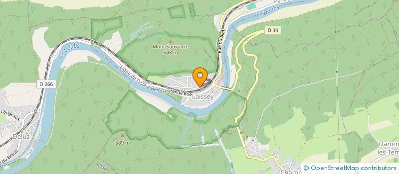 localisation de l'entreprise SCI OK.VIE  LAISSEY