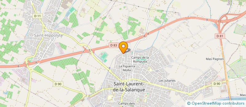 localisation de l'entreprise SCI OKAN  SAINT-LAURENT-DE-LA-SALANQUE