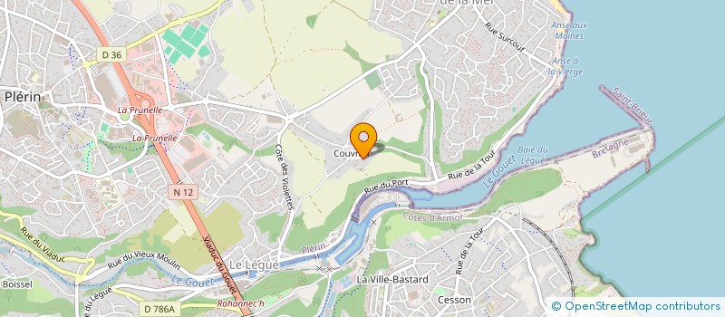 localisation de l'entreprise SCI OKAPI  PLERIN