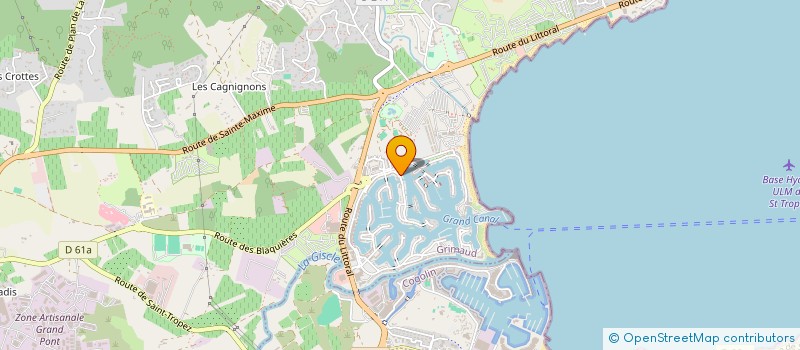 localisation de l'entreprise SCI OKASCH à GRIMAUD
