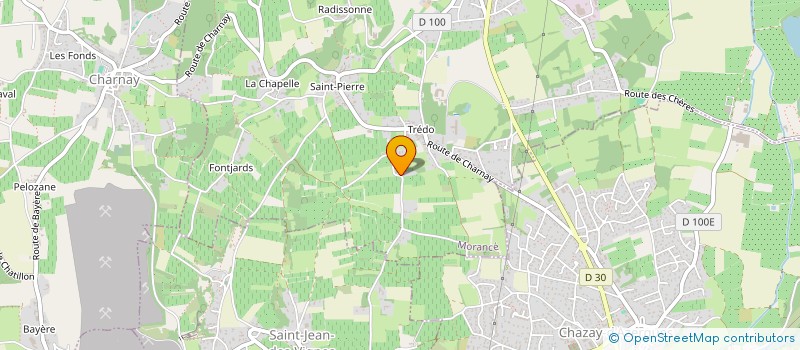 localisation de l'entreprise SCI OKAVANGO  MORANCE