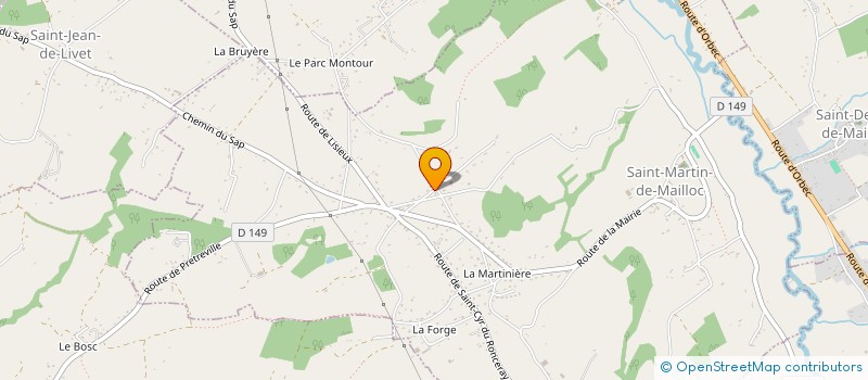 localisation de l'entreprise SCI OKAZOV  SAINT-MARTIN-DE-MAILLOC