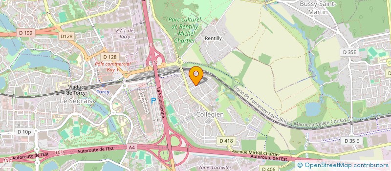 localisation de l'entreprise SCI OKE IMMO  COLLEGIEN