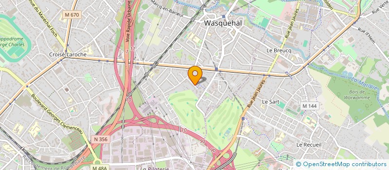 localisation de l'entreprise SCI OKEHAMPTON  WASQUEHAL