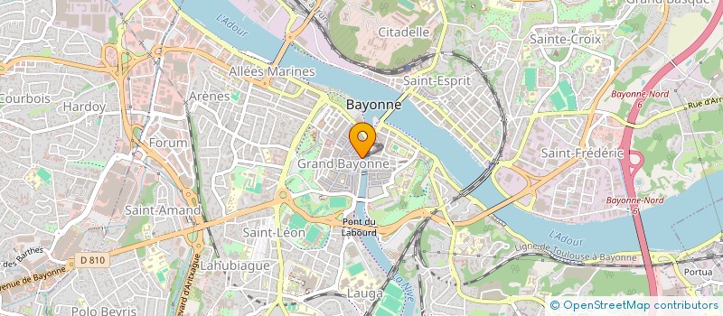 localisation de l'entreprise SCI OKERRA à BAYONNE