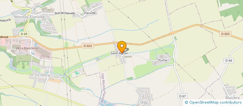 localisation de l'entreprise SCI OKKA  OGY-MONTOY-FLANVILLE