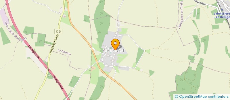 localisation de l'entreprise SCI OKL  CORBEIL-CERF