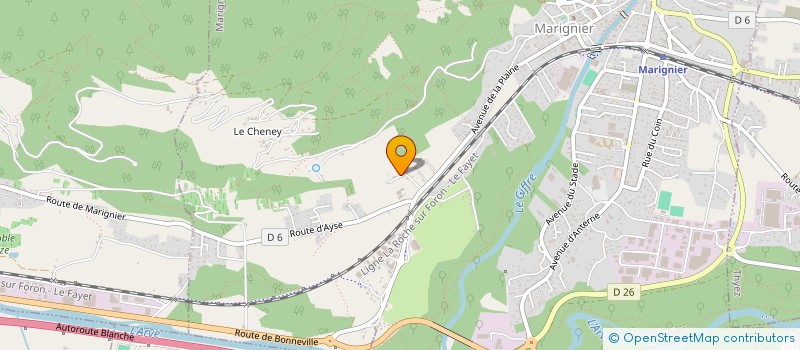 localisation de l'entreprise SCI OKLAND  MARIGNIER