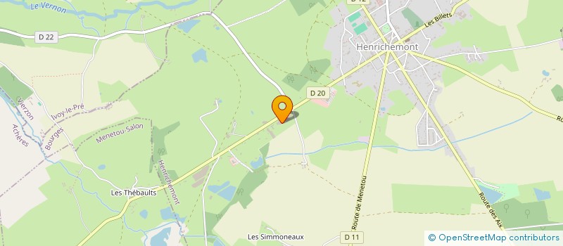 localisation de l'entreprise SCI OKLC  HENRICHEMONT