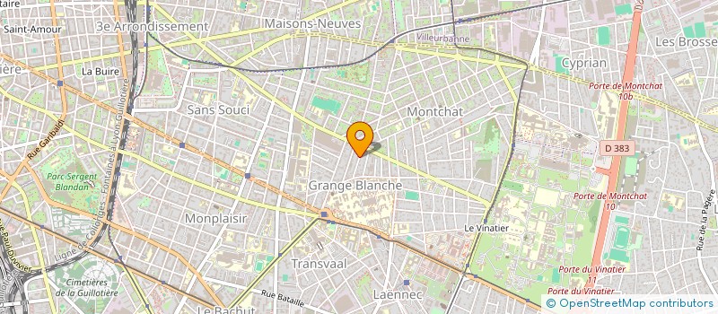 localisation de l'entreprise SCI OKLM  LYON