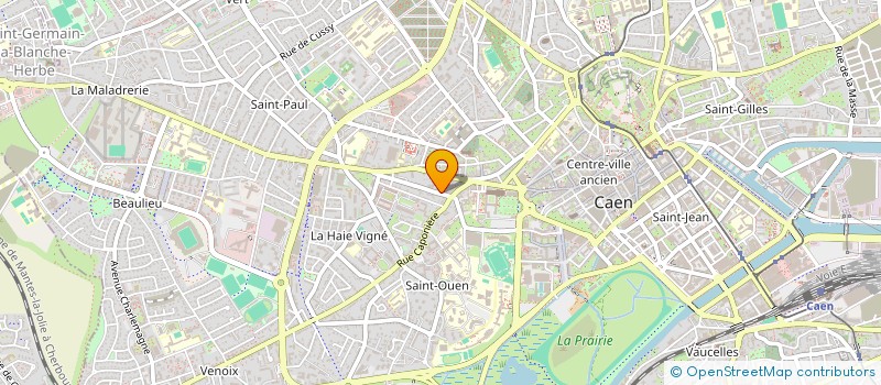 localisation de l'entreprise SCI OKUNO & CIE à CAEN