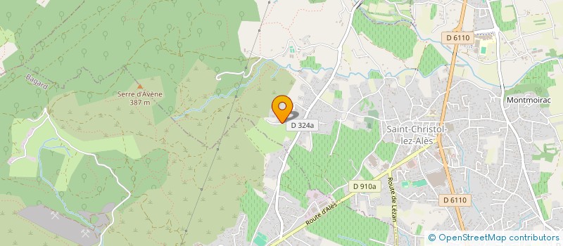 localisation de l'entreprise SCI OL.PHI.JO.JA.F.  SAINT-CHRISTOL-LEZ-ALES
