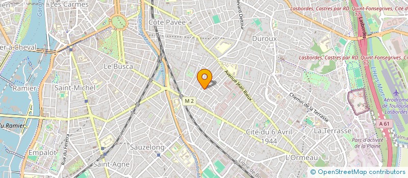 localisation de l'entreprise SCI OL'RONETTE à TOULOUSE