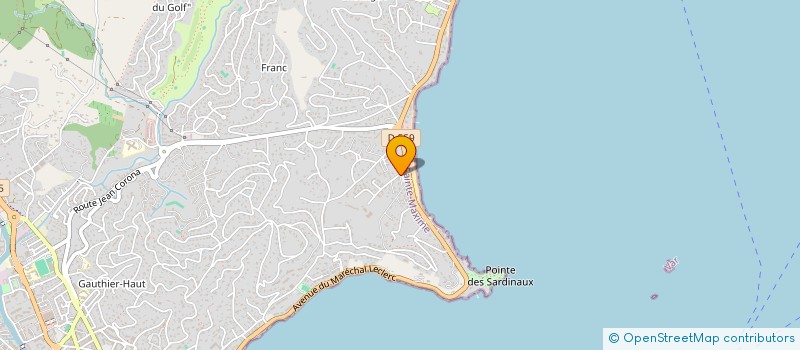 localisation de l'entreprise SCI OL2FJ à SAINTE-MAXIME