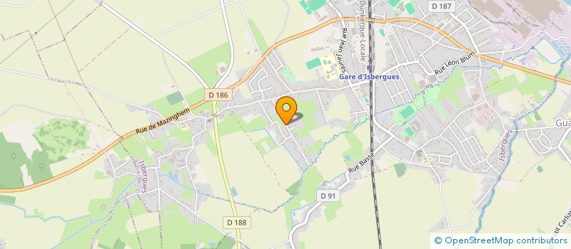 localisation de l'entreprise SCI OLA  ISBERGUES