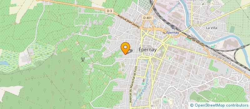 localisation de l'entreprise SCI OLA  EPERNAY