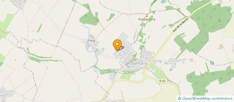 localisation de l'entreprise SCI OLABELVY  RODEMACK