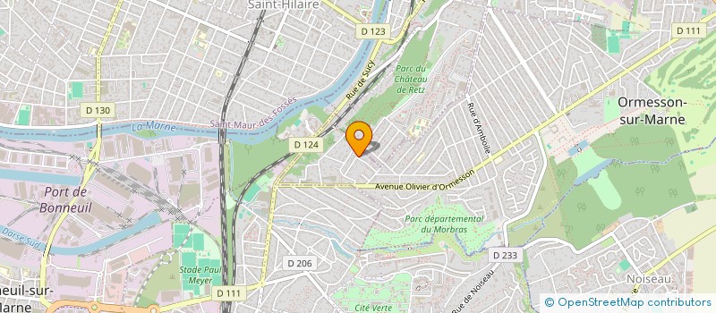 localisation de l'entreprise SCI OLAF  ORMESSON-SUR-MARNE