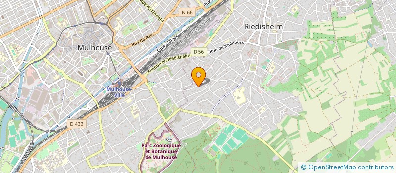 localisation de l'entreprise SCI OLAF  RIEDISHEIM