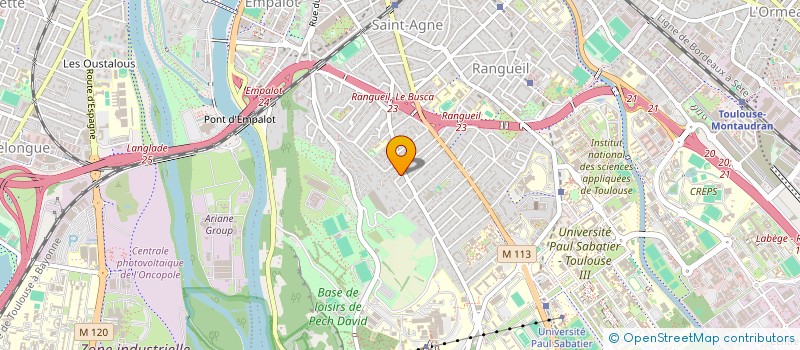 localisation de l'entreprise SCI OLAINE à TOULOUSE