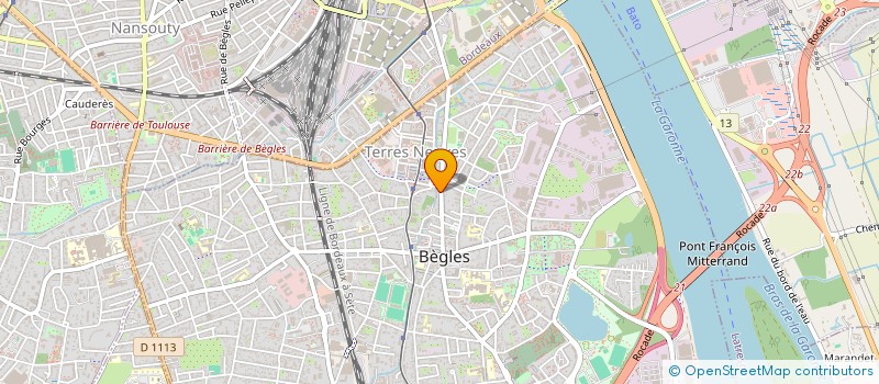localisation de l'entreprise SCI OLAMAN à BEGLES