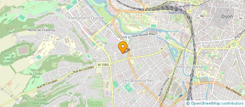 localisation de l'entreprise SCI OLAN à DIJON