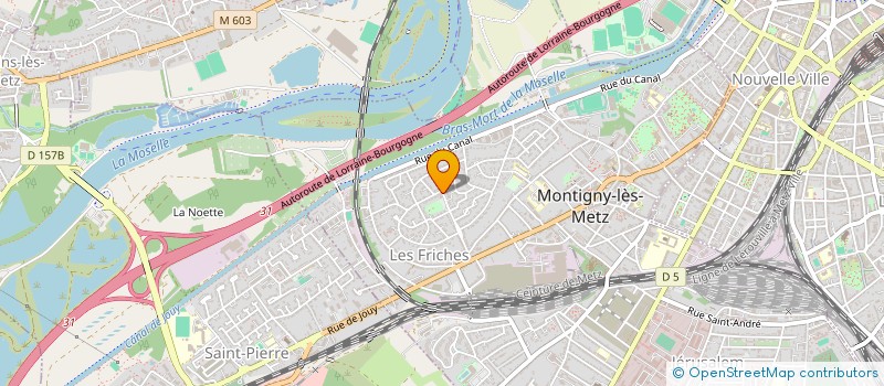 localisation de l'entreprise SCI OLAN à MONTIGNY-LES-METZ