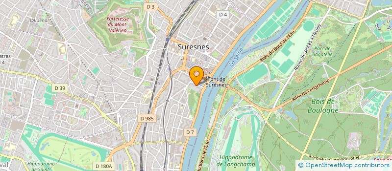 localisation de l'entreprise SCI OLANE à SURESNES