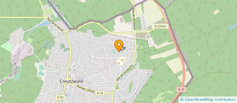 localisation de l'entreprise SCI OLANPA  CREUTZWALD