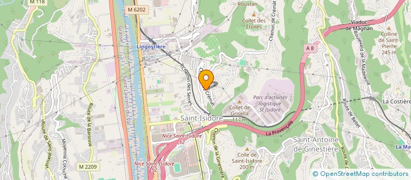 localisation de l'entreprise SCI OLANSY à NICE