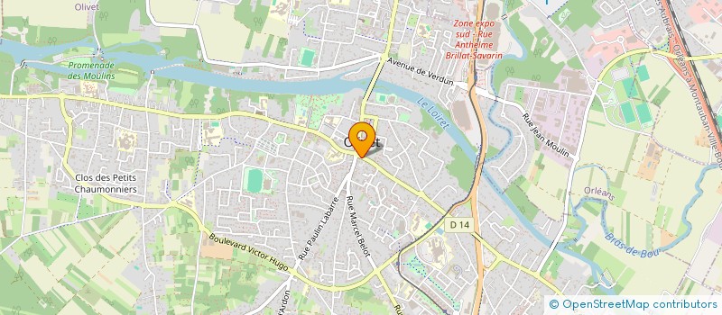 localisation de l'entreprise SCI OLARC à OLIVET