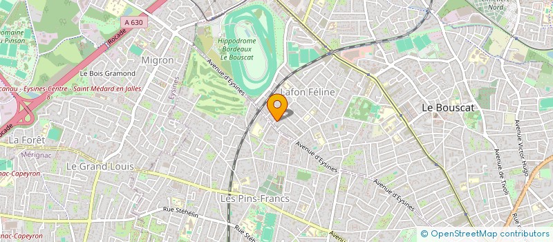 localisation de l'entreprise SCI OLARCAR  LE BOUSCAT