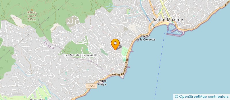 localisation de l'entreprise SCI OLASNO à SAINTE-MAXIME