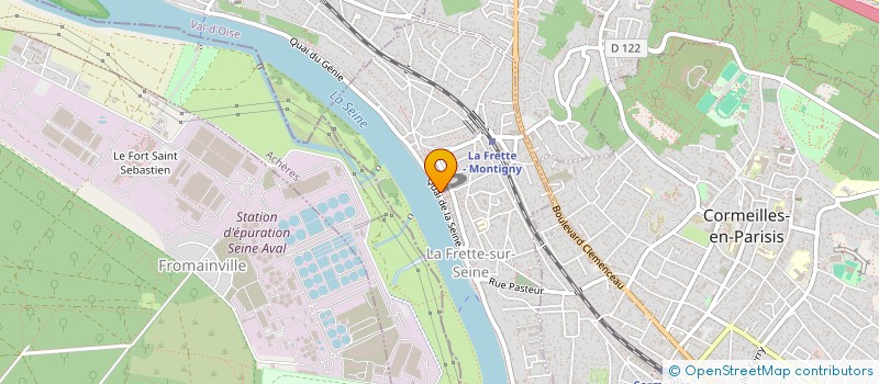 localisation de l'entreprise SCI OLATHIER  LA FRETTE-SUR-SEINE