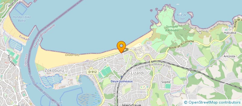 localisation de l'entreprise SCI OLAZABAL ET CIE  HENDAYE