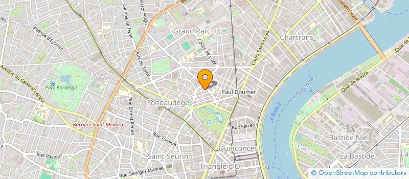 localisation de l'entreprise SCI OLBI  BORDEAUX