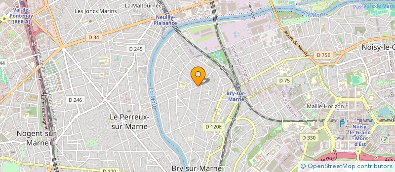 localisation de l'entreprise SCI OLBIA IV à BRY-SUR-MARNE