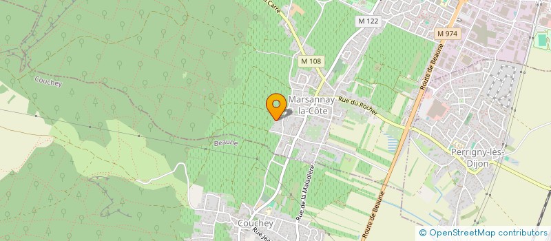localisation de l'entreprise SCI OLCA à MARSANNAY-LA-COTE