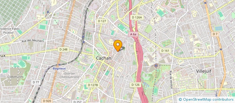 localisation de l'entreprise SCI OLCA  CACHAN