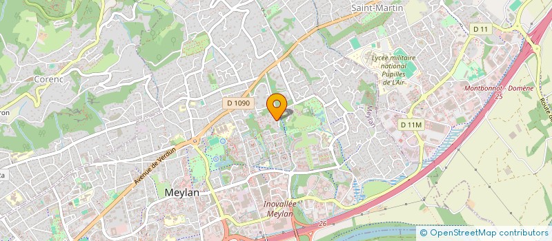 localisation de l'entreprise SCI OLCAR 7  MEYLAN