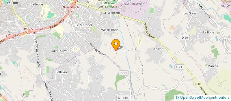 localisation de l'entreprise SCI OLCAY à ALBI