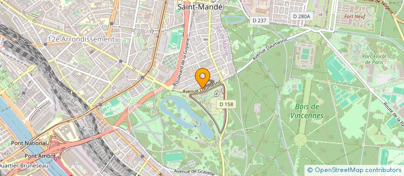 localisation de l'entreprise SCI OLDA à SAINT-MANDE