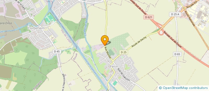 localisation de l'entreprise SCI OLDA  FERIN