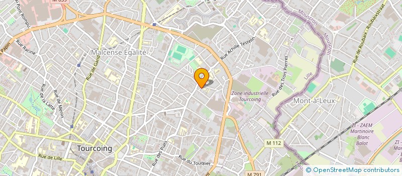 localisation de l'entreprise SCI OLDANA  TOURCOING