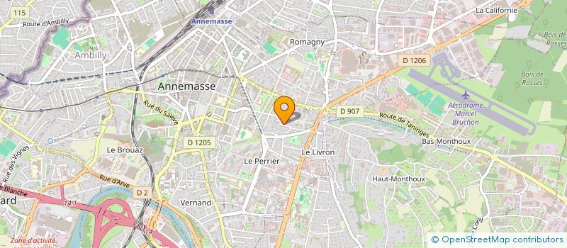 localisation de l'entreprise SCI OLDEN à ANNEMASSE