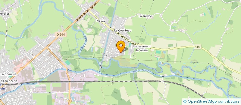 localisation de l'entreprise SCI OLDIE  DIGOIN