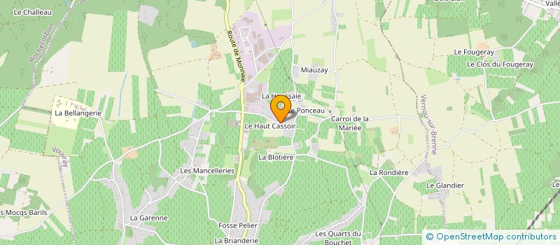 localisation de l'entreprise SCI OLE à VOUVRAY