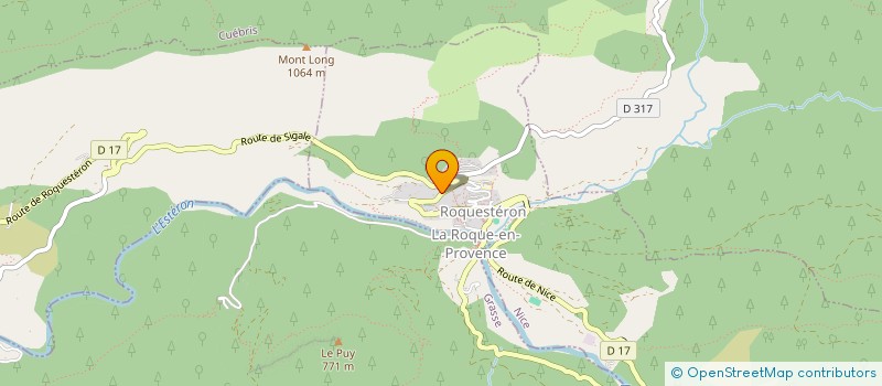 localisation de l'entreprise SCI OLEA  ROQUESTERON