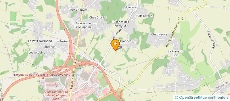 localisation de l'entreprise SCI OLEA à CHAMPNIERS